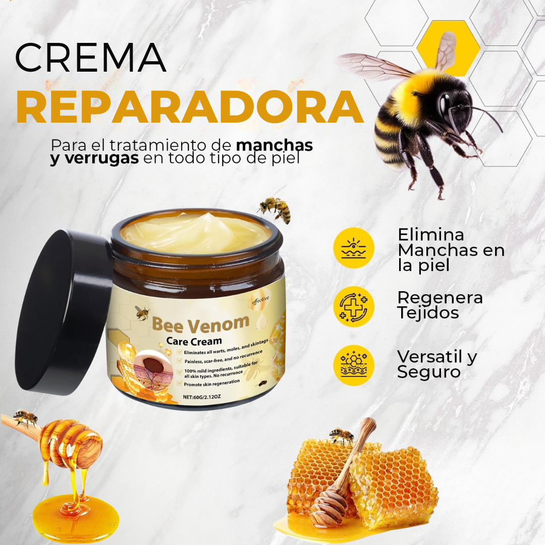 crema abeja quita manchas y verrugas en promocion